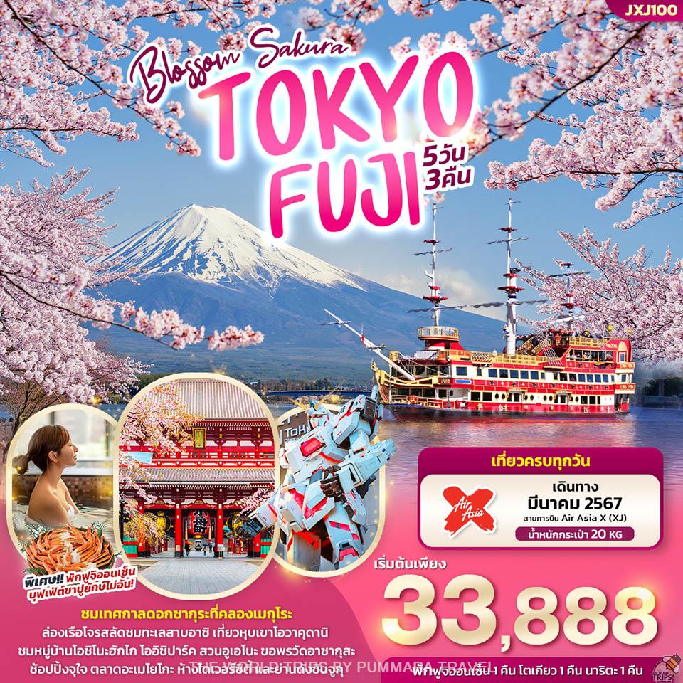 WTPT0642 : Blossom SAKURA TOKYO FUJI 5วัน3คืน